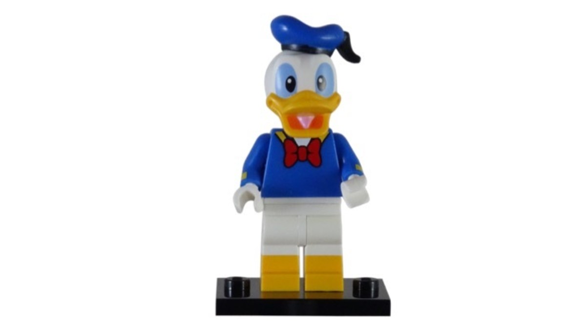 LEGO Disney Donald Duck Minifigure 71012-10 Complete