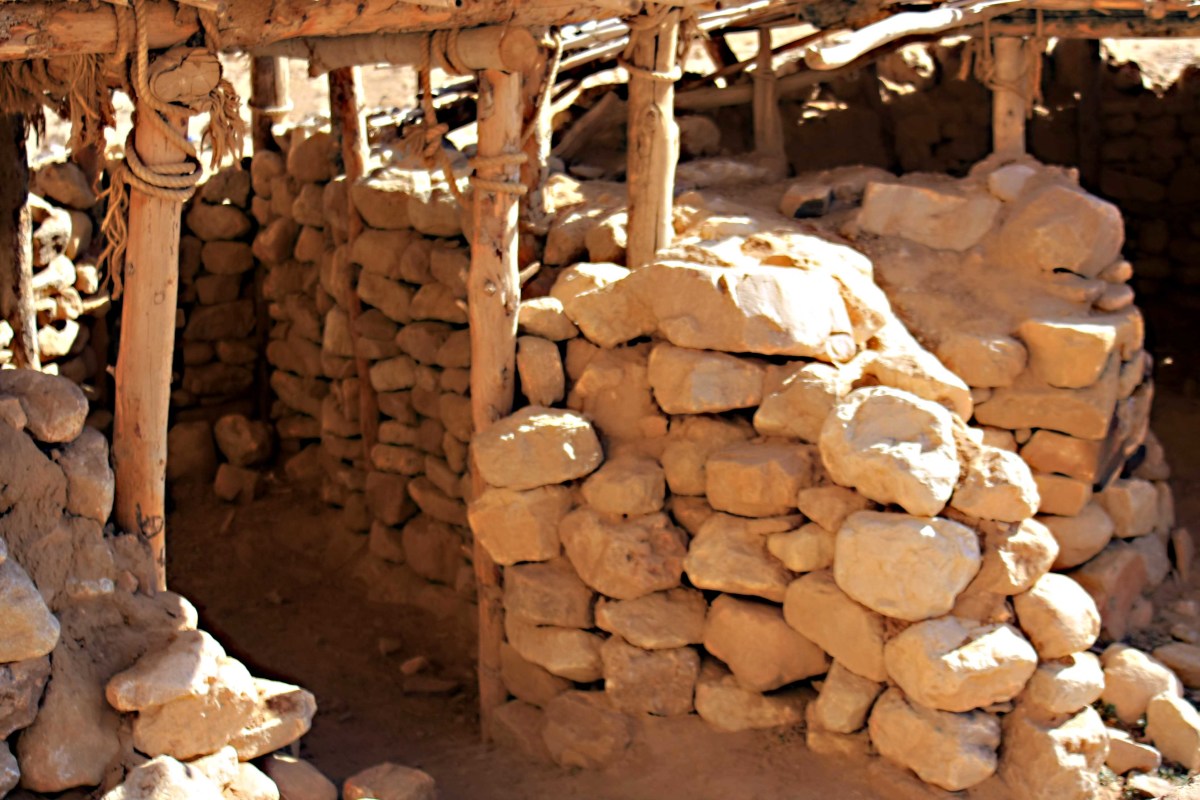 At al-Beidha there is a reconstruction of how the Neolithic dwellings may have looked 7000 BC