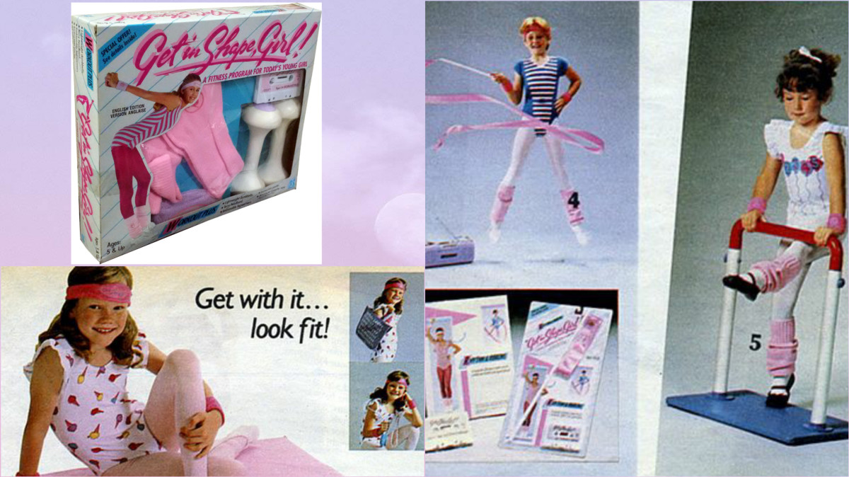 Toys encouraged girls to "get in shape."