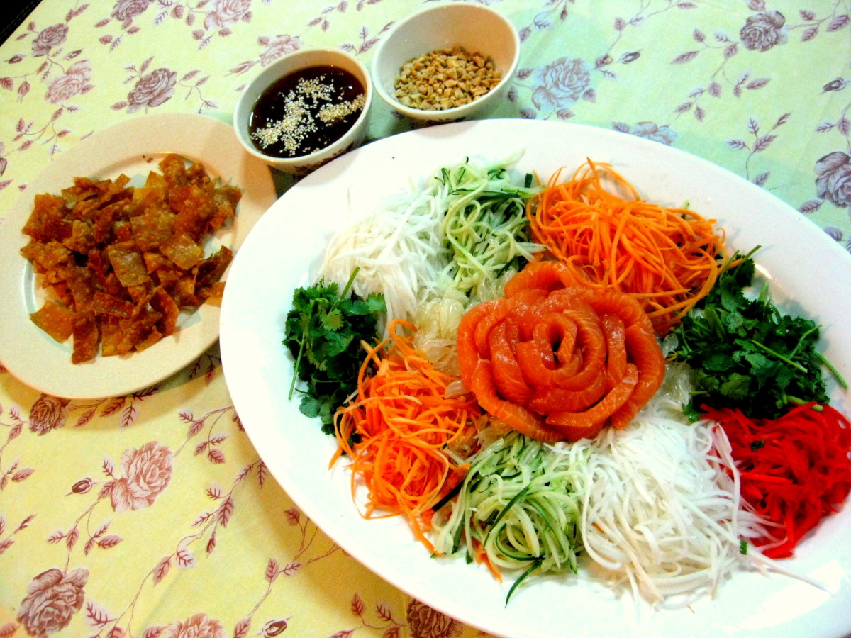 What Is Yee Sang The Malaysian Appetizer For Chinese New Year Hubpages