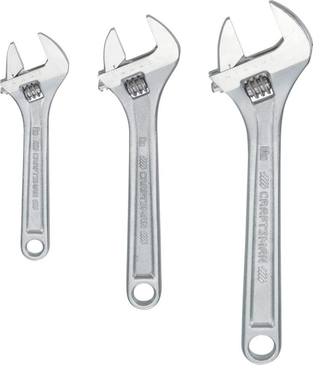 The CRAFTSMAN Adjustable Wrench Set, 3-Piece.