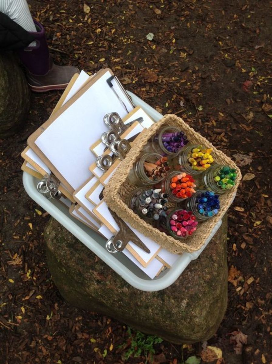 Outdoor writing materials