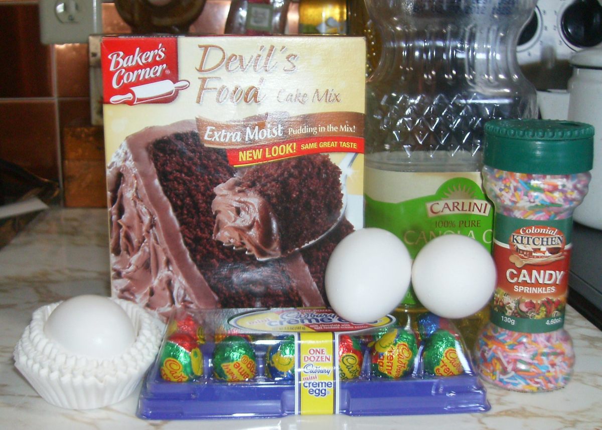 Ingredients for Cupcakes