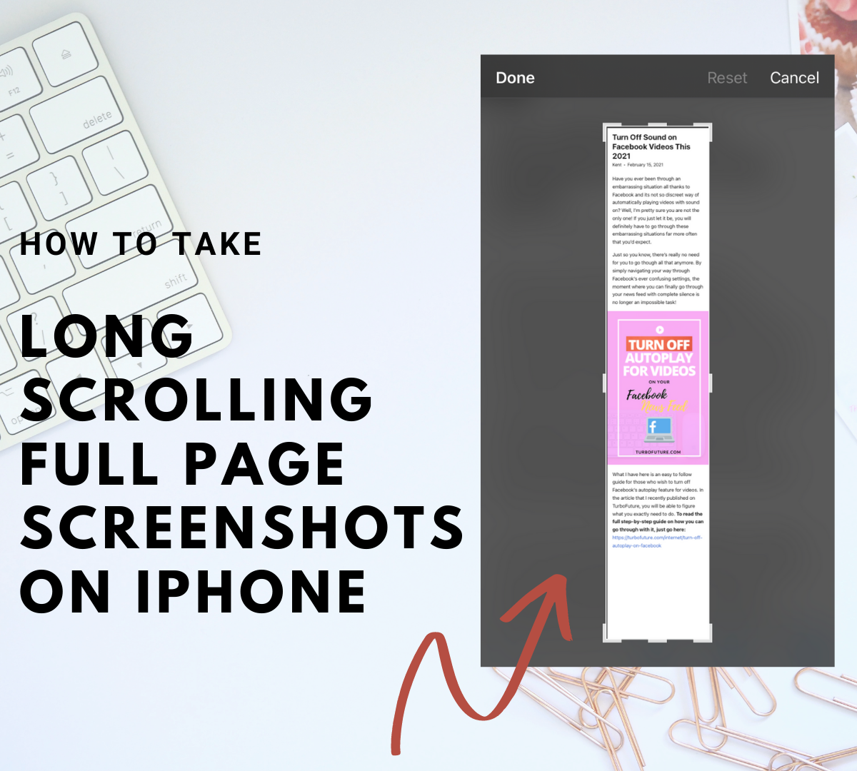 how to screen capture full page on iphone