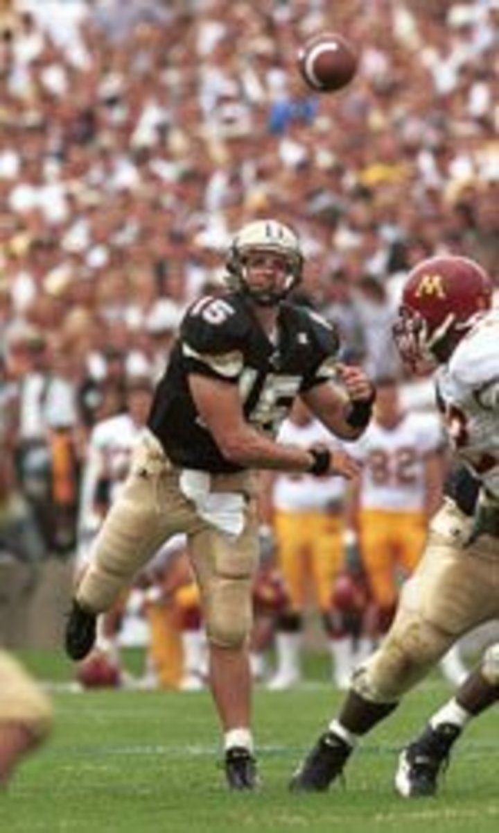 Brees Threading the Needle at Purdue. 