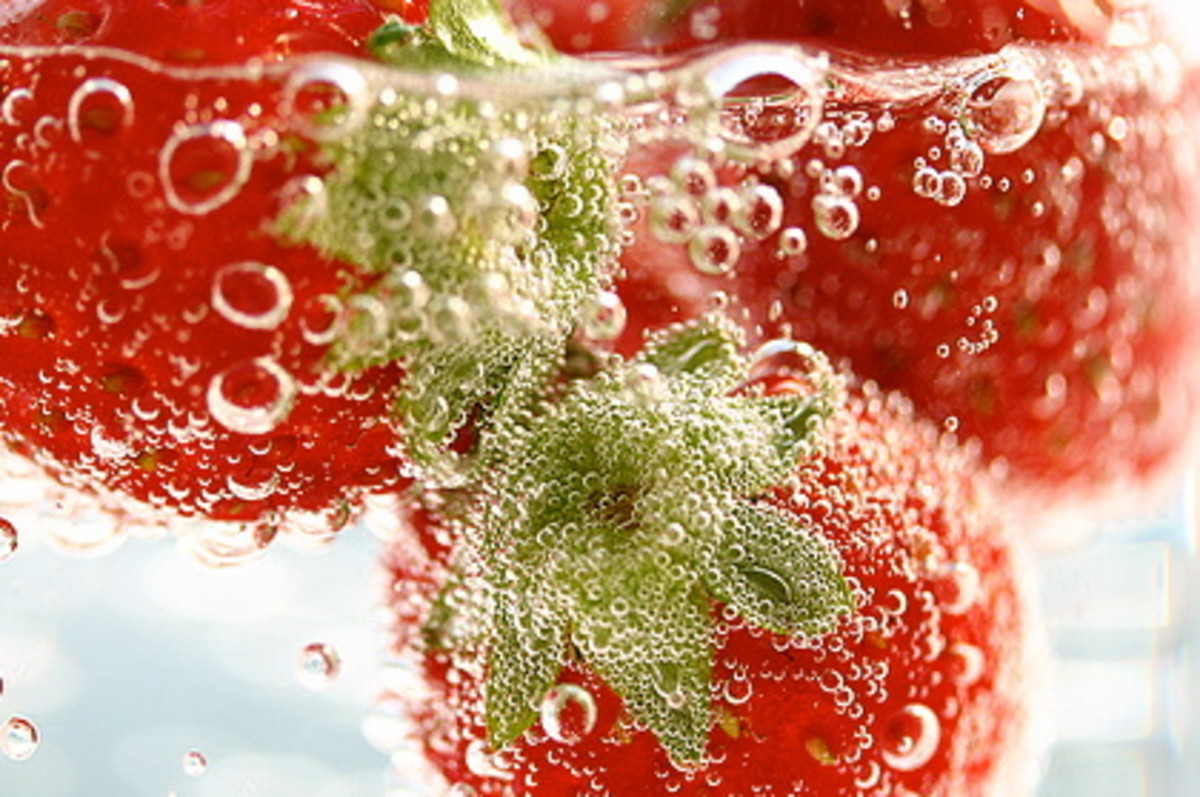 Strawberries in Champagne