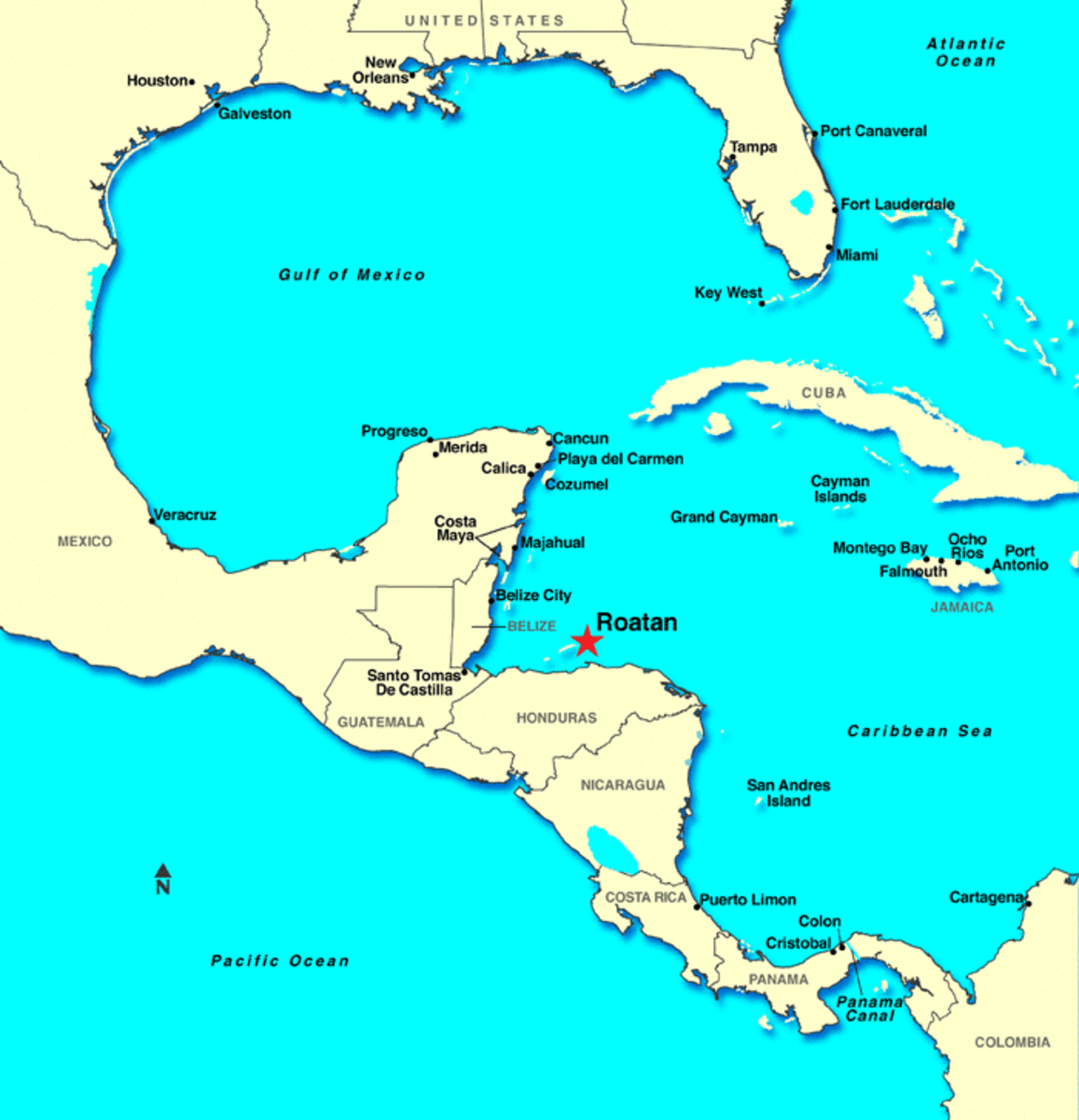 cruise-port-destinations-review-cozumel-mexico-isla-roatan-mohagany-bay-honduras-belize-city-belize