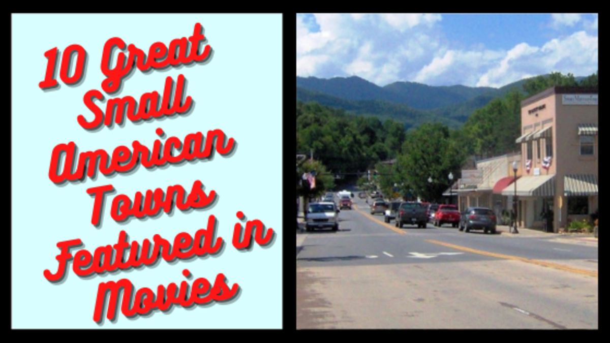 Many films are set in small-town America.. 
