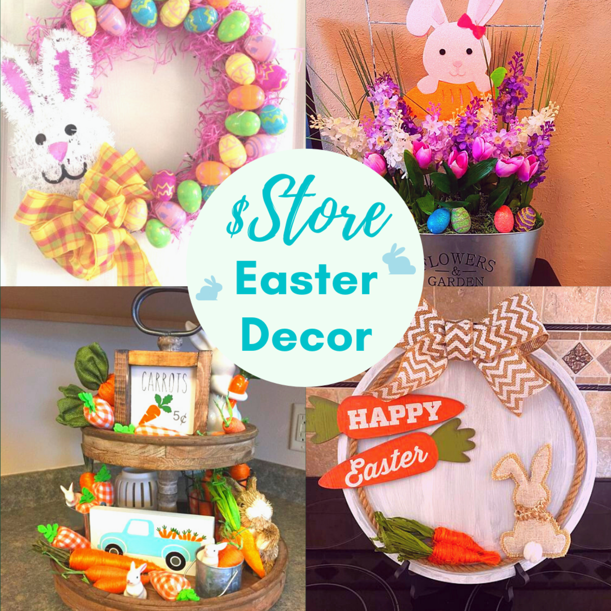 50 + Adorable DIY Dollar Store Easter Decorations for Kids to Make
