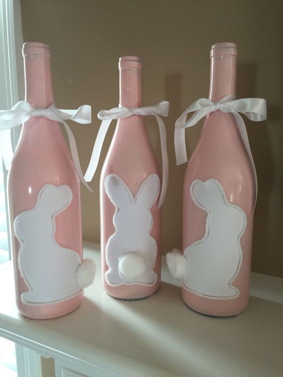 Rabbit shape glass bottle cute bottle shop for collection hobby home decoration 