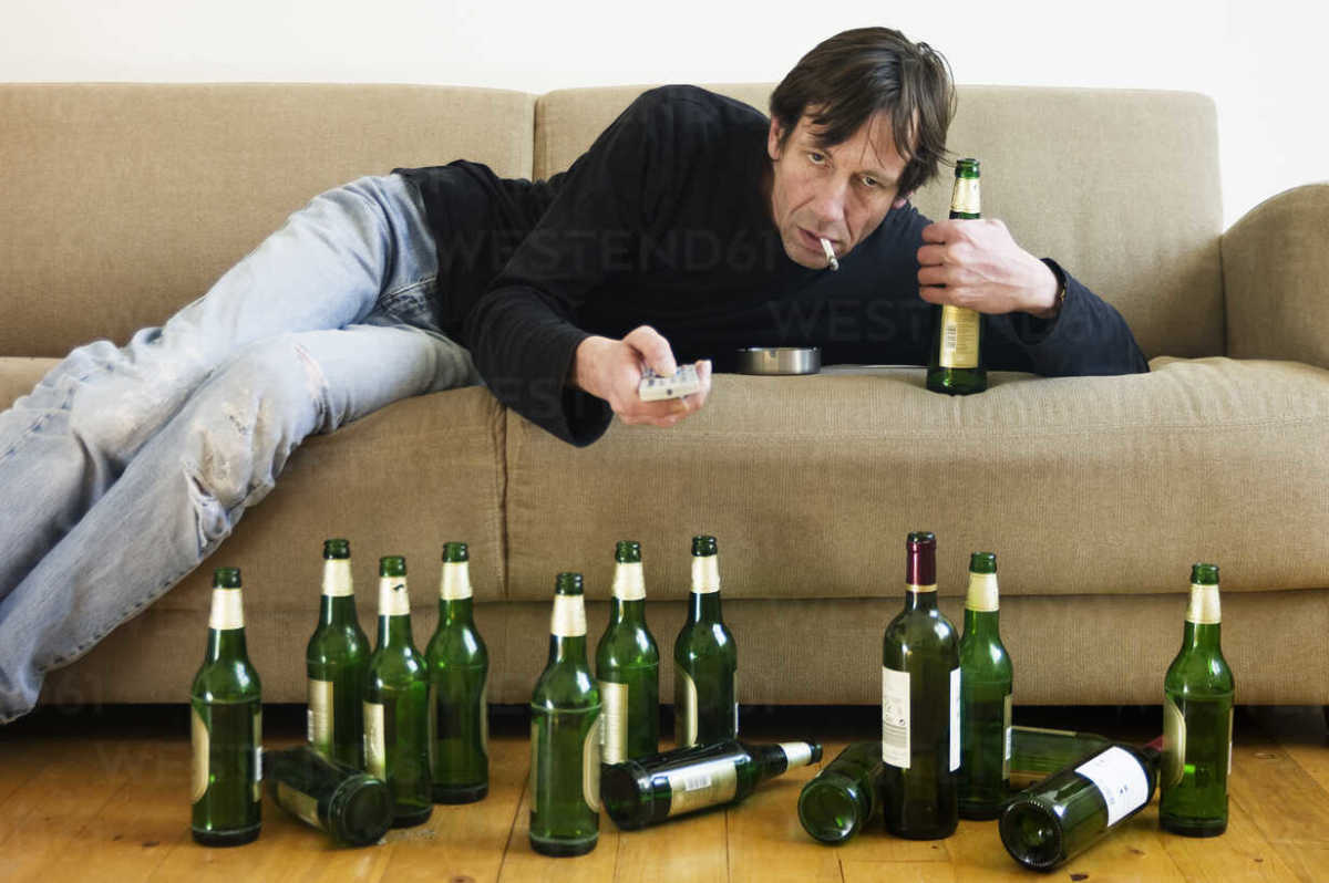 TV may have started many casual drinkers to become alcoholics.