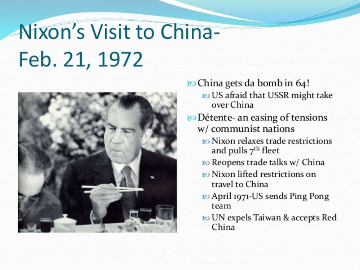 nixon visits china quizlet