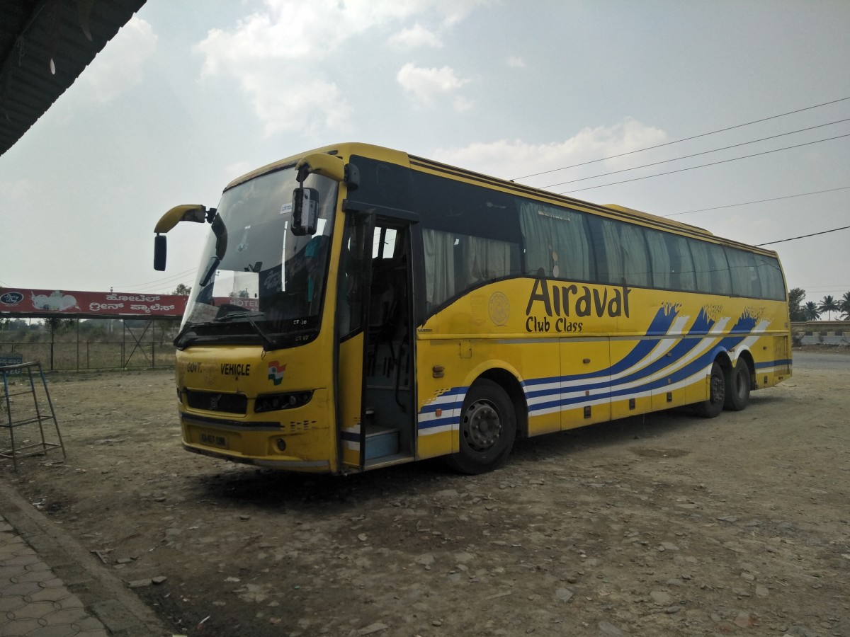 Journey on board Air-Conditioned Multi-Axle Bus