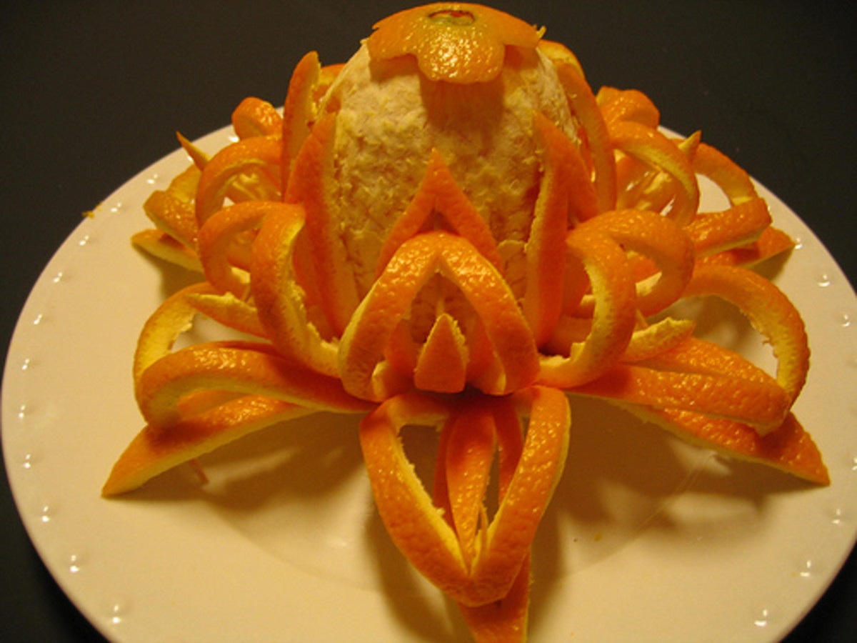 Orange peels are very versatile when it comes to culinary arts.