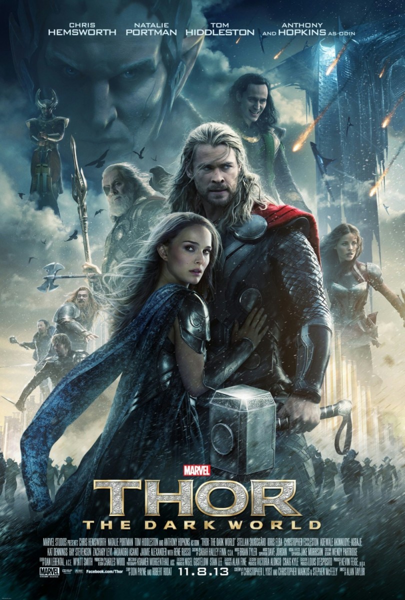 "Thor: The Dark World" movie poster. Theatrical Release: 11/8/2013