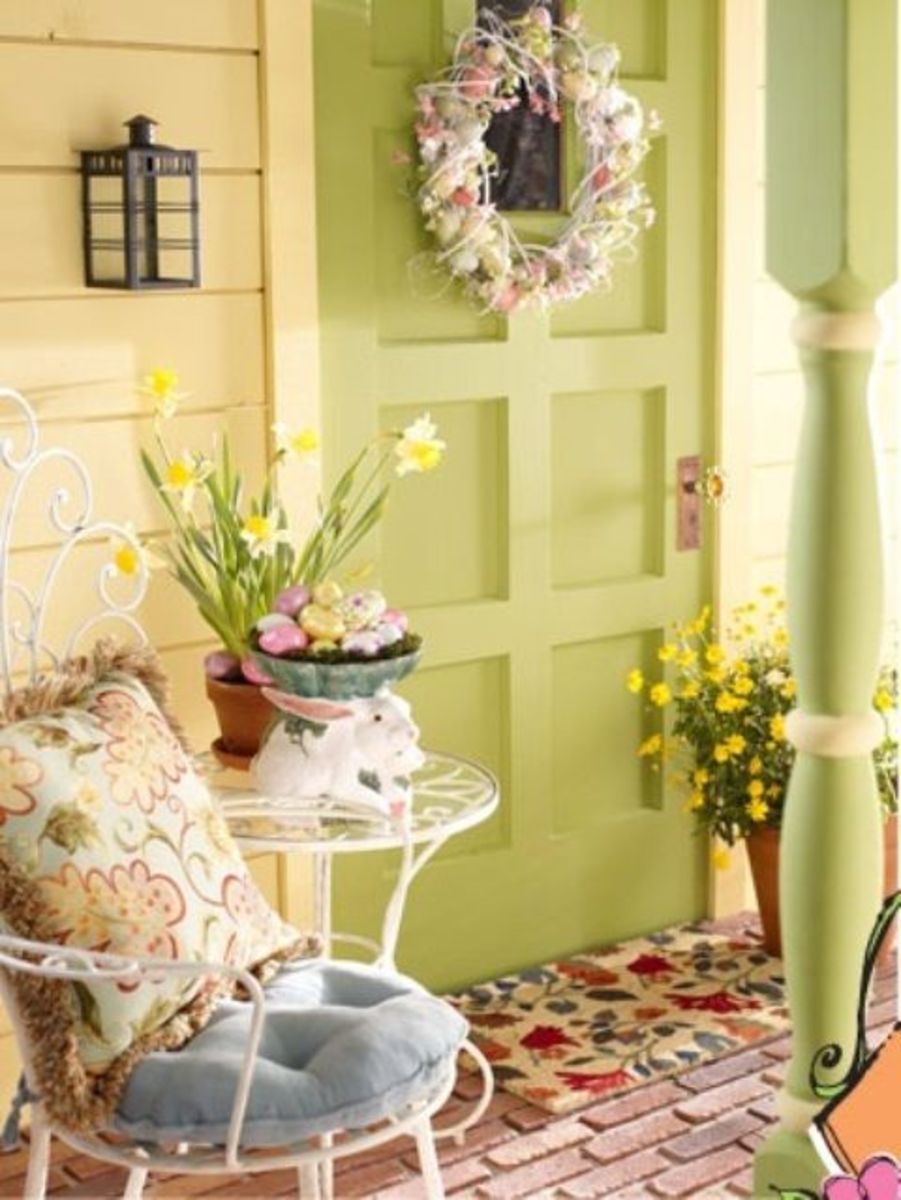 60+ Adorable Easter Porch Decor Ideas That Are EggCellent for Spring