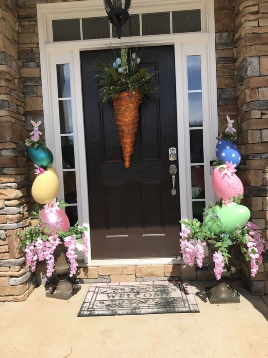 60+ Adorable Easter Porch Decor Ideas That Are EggCellent for Spring