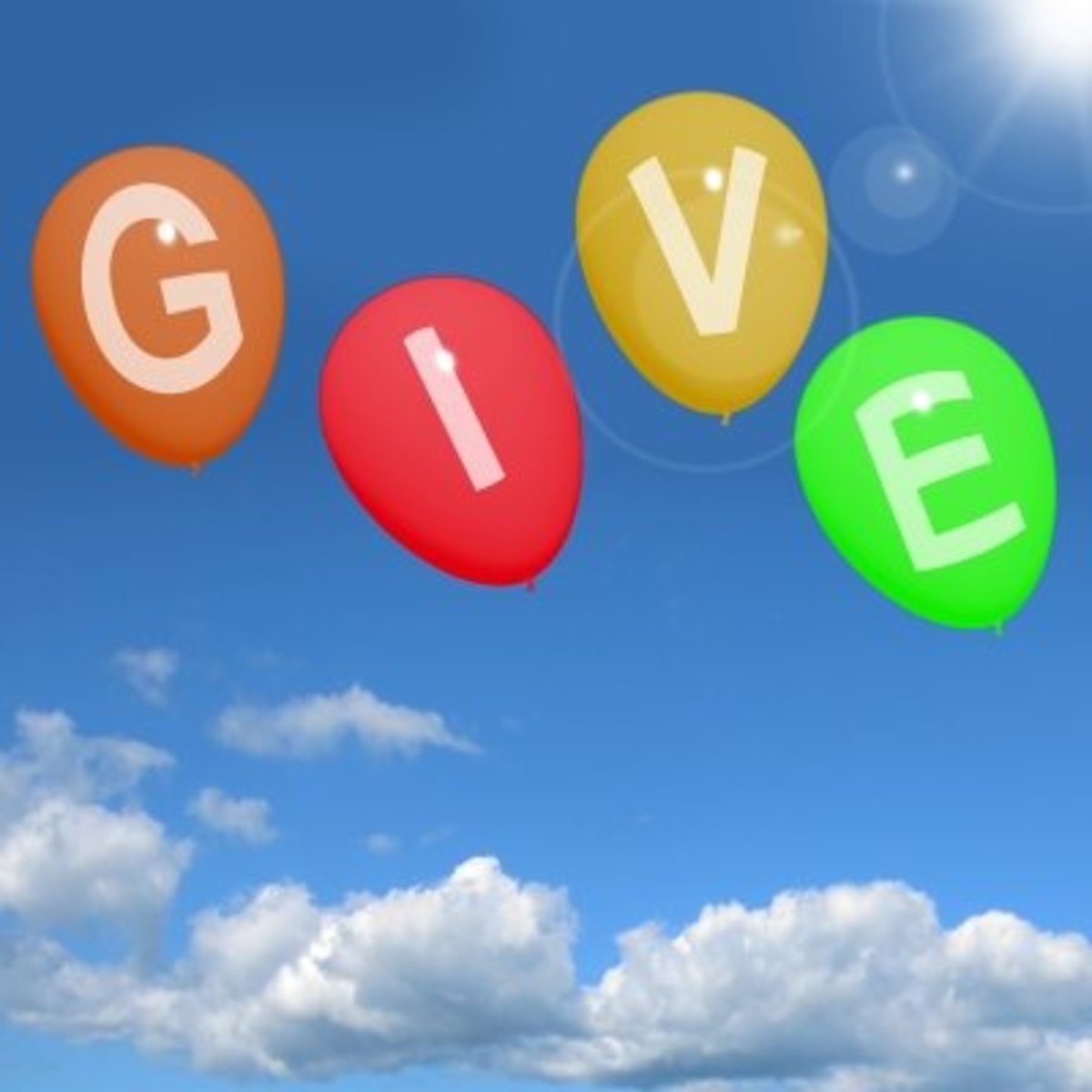 Sometimes giving means receiving