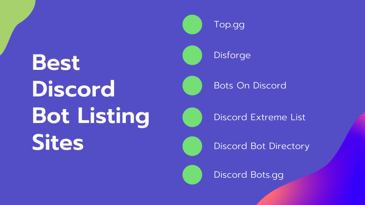 Some of the best Discord bot listing sites there are!