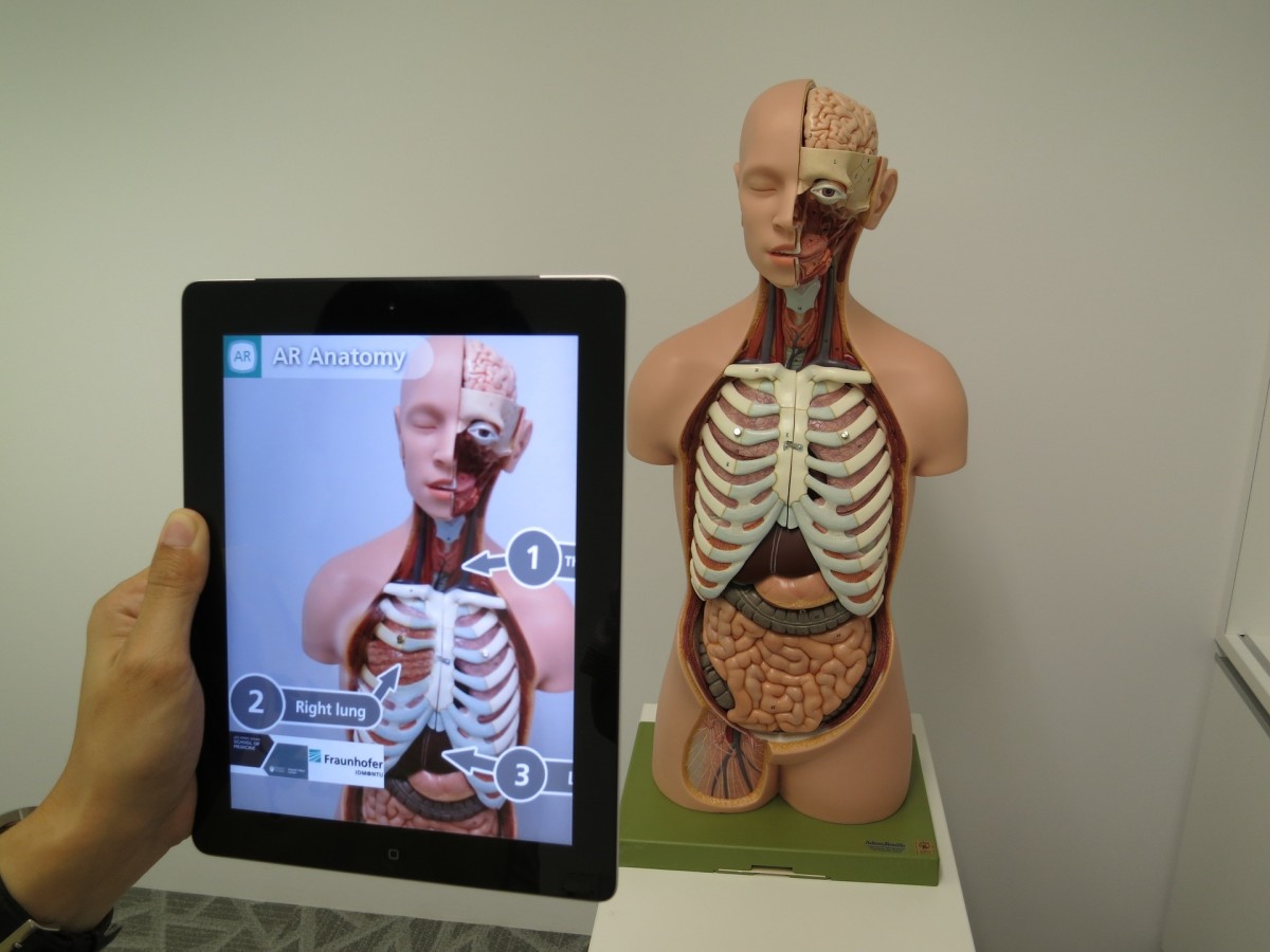 Example of augmented reality
