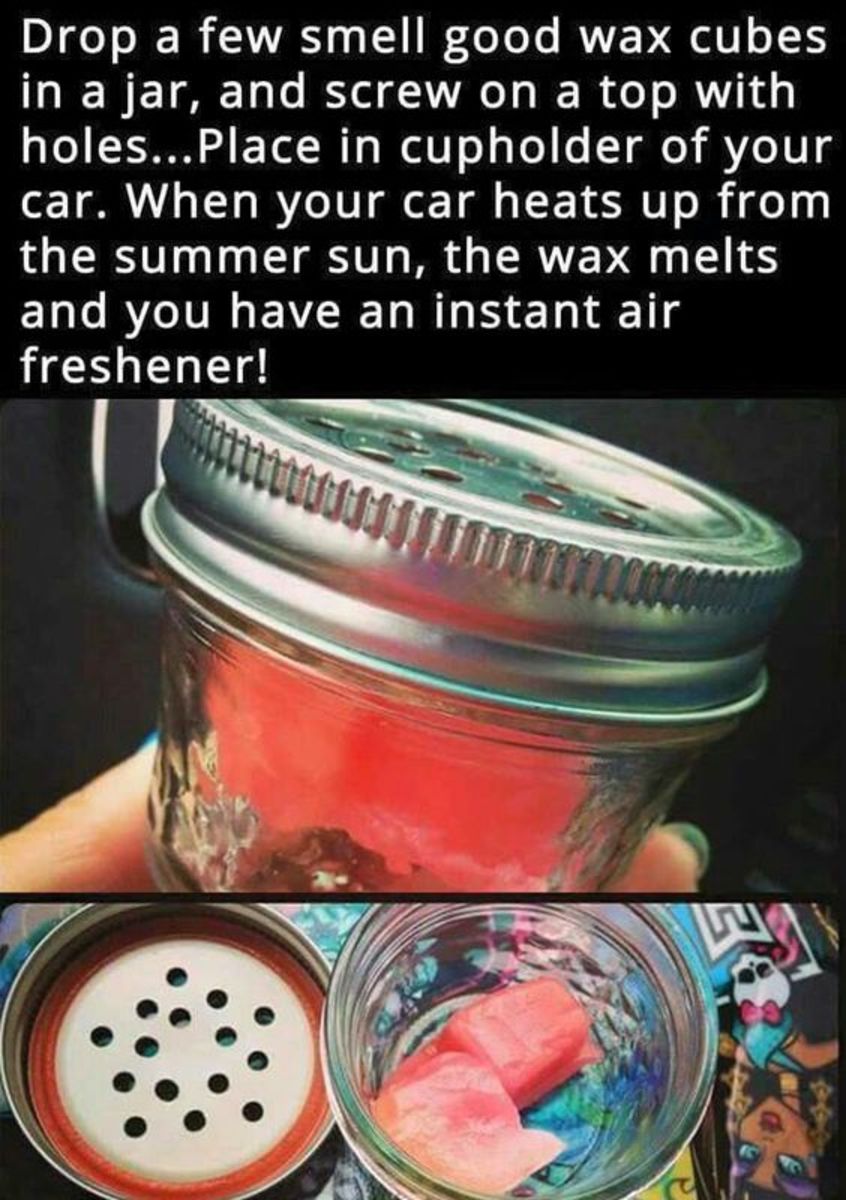 Use the summer heat to freshen up your car!
