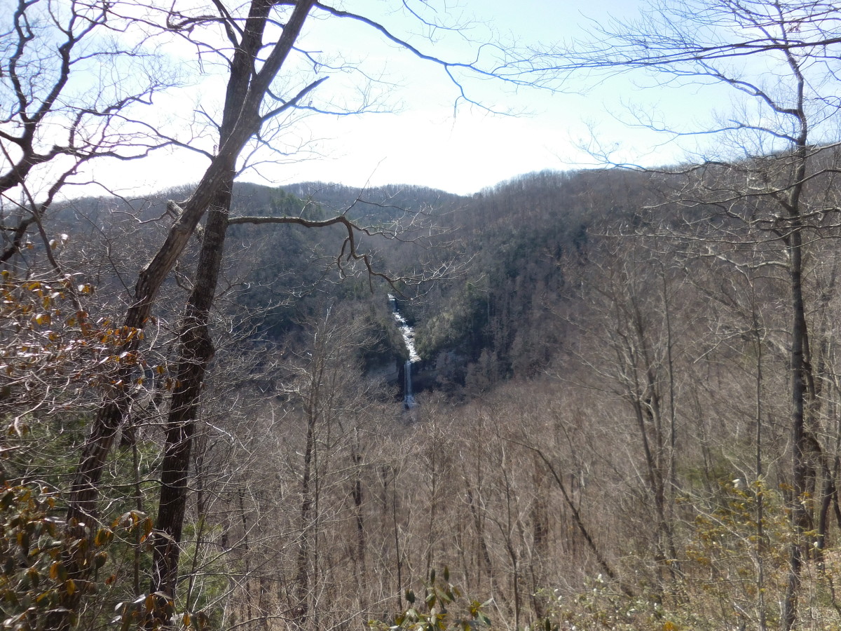 Raven Cliff Falls Overlook at Caesar's Head Mountain State Park