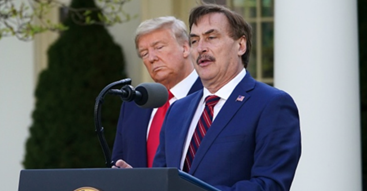 President Trump and C.E.O. of My Pillow, Mike Lindell