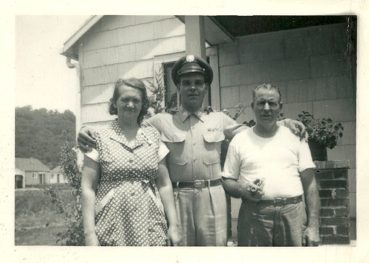 Dad with his parents