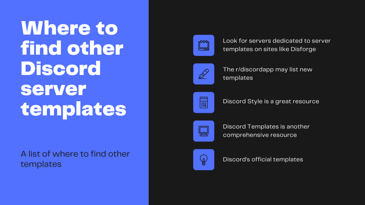 8 Amazing Discord Templates For Your Next Server Turbofuture