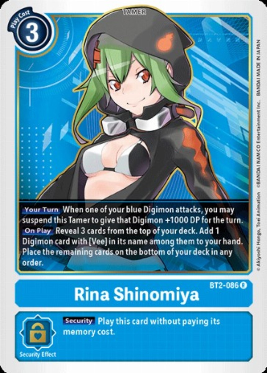 Rina Shinomiya tamer card