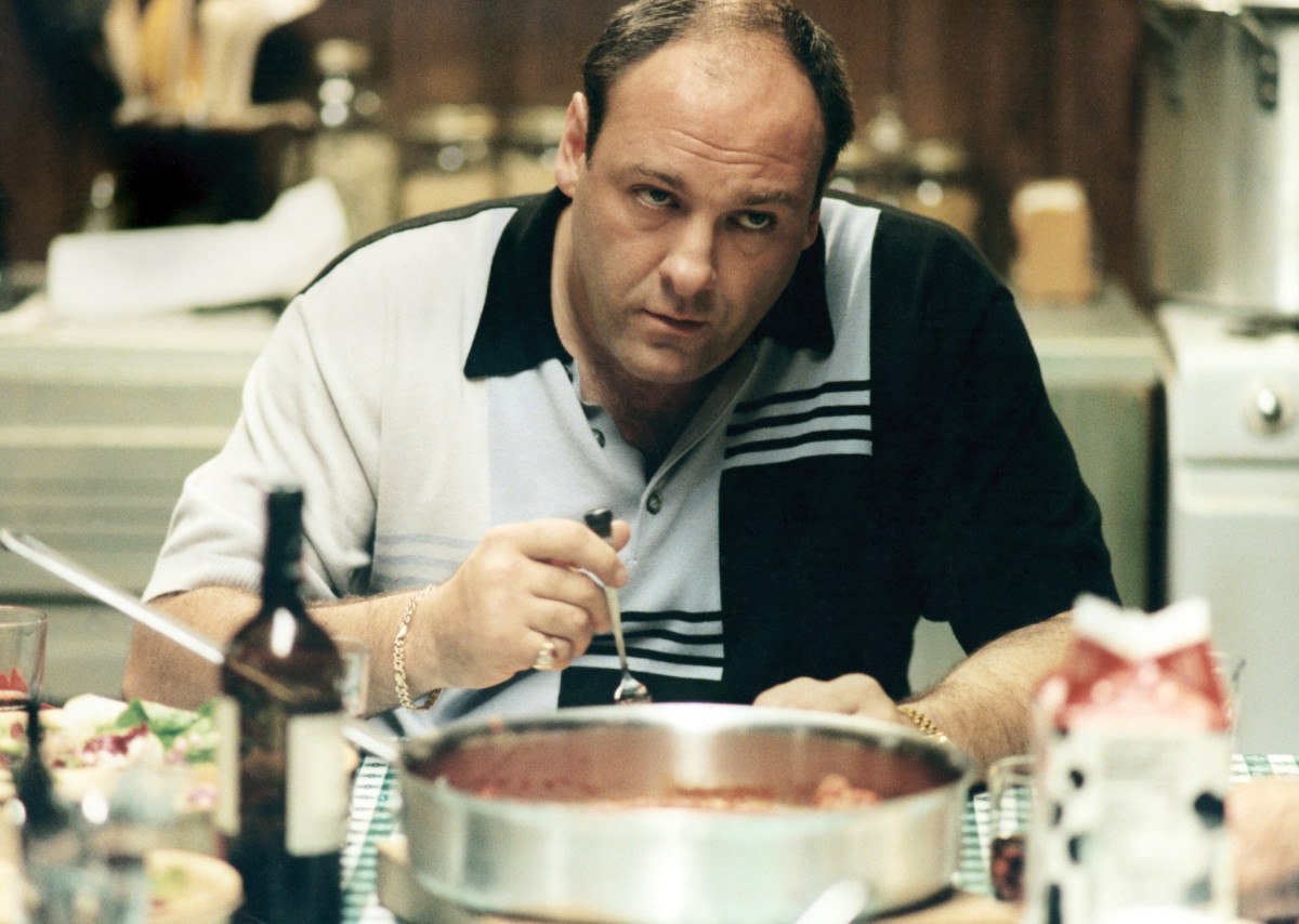 James Gandolfini as Tony Soprano in "The Sopranos."