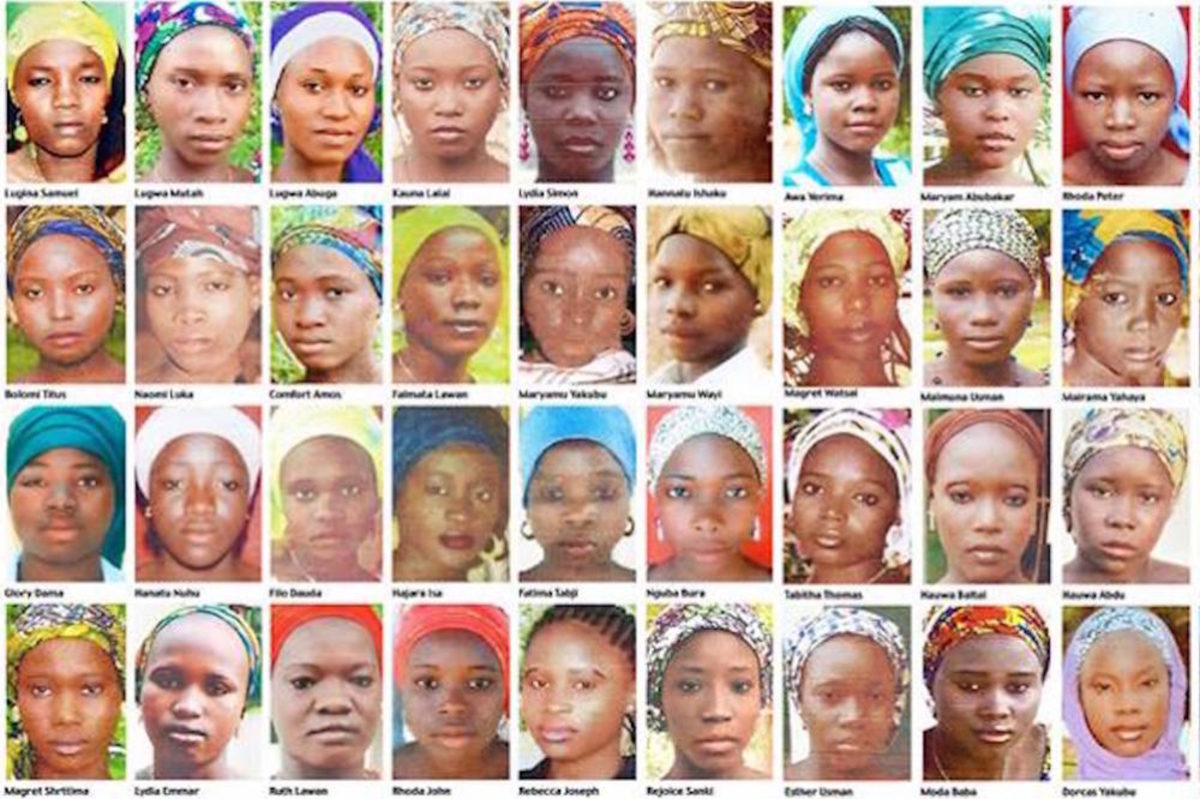 Photos of some of the 276 girls Boko Haram abducted from a school in Chibok, Borno State, northeast Nigeria