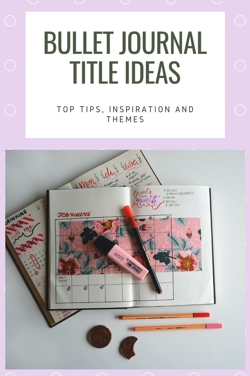 10 Cute Bullet Journal Title Ideas Creative Inspiration For Your 