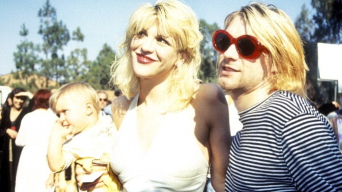 Kurt, Courtney Love and his daughter