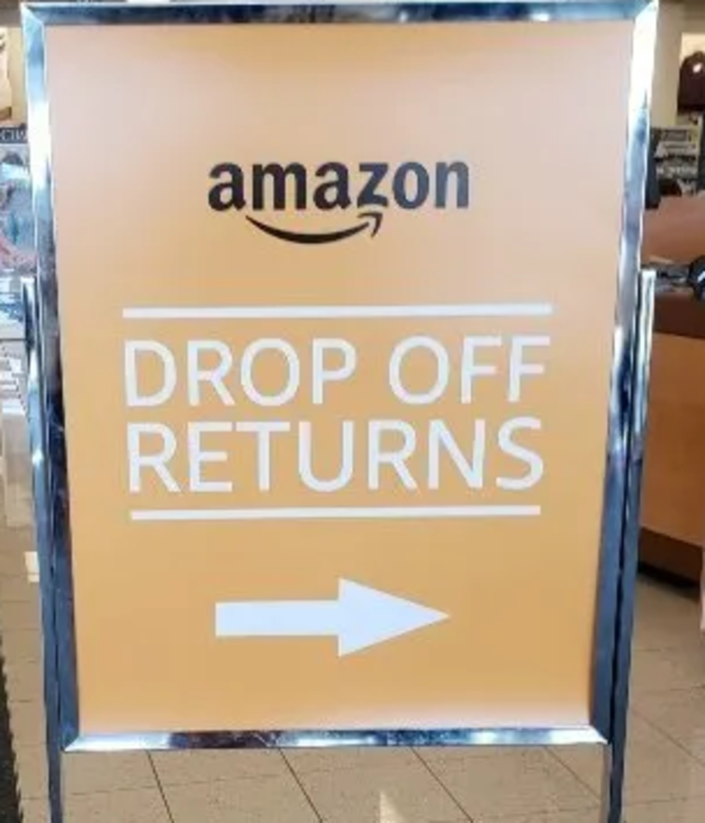 Amazon makes returns easy for many customers with Kohls and UPS Stores as drop off locations