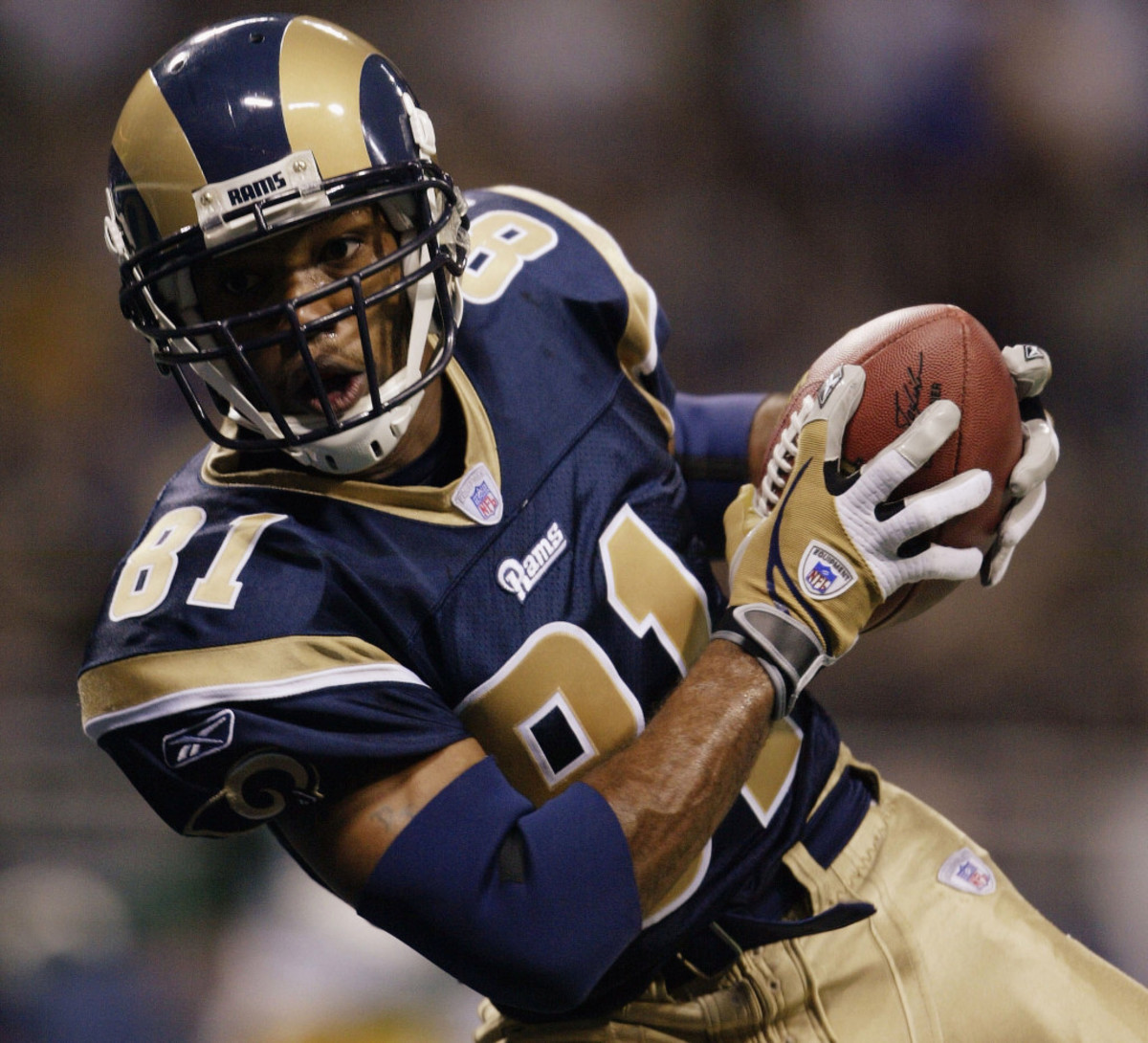 No receiver in history had more receptions or yards in the 2000s than Terry Holt.