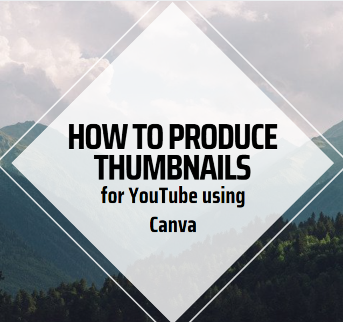 How to Produce Thumbnails for YouTube Using Canva