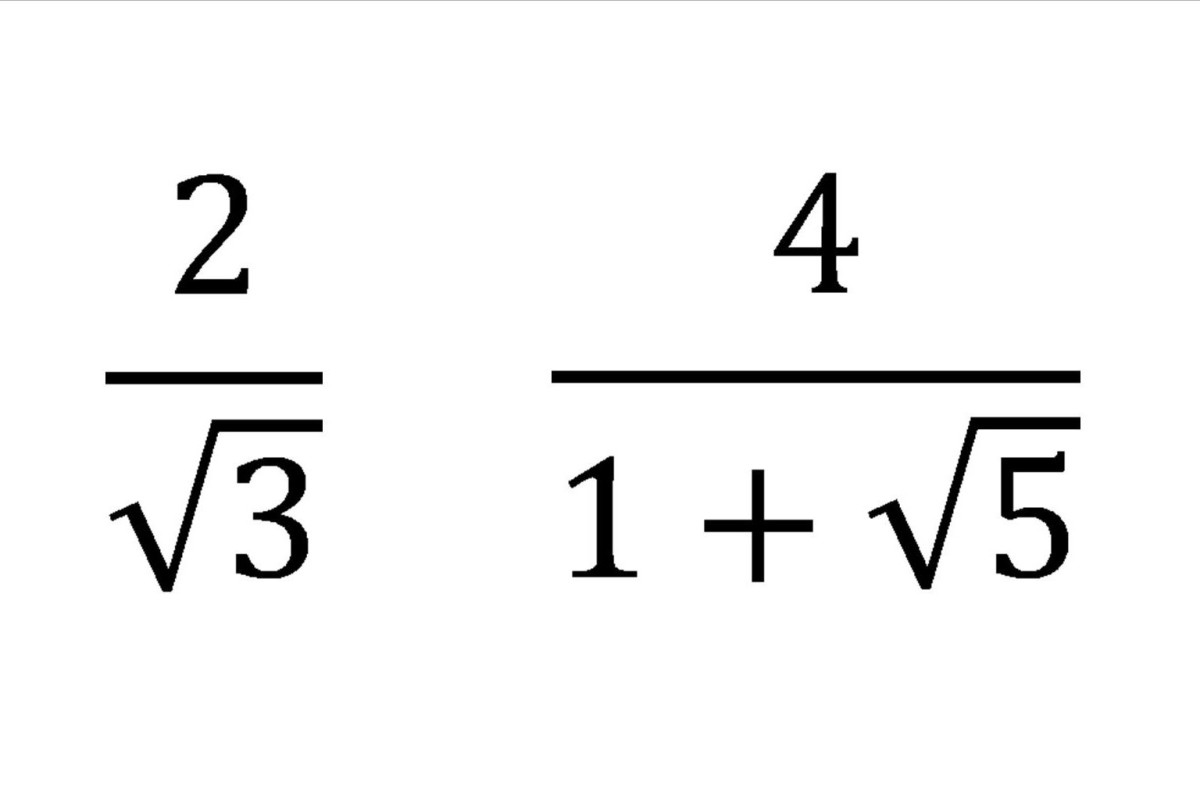 Rationalizing The Denominator Dealing With Surds Radicals In Fractions 