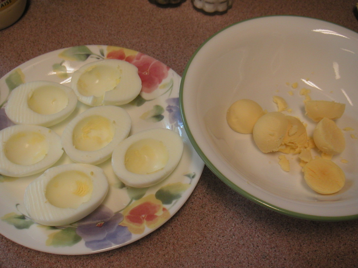 Separate the yolks from the whites.