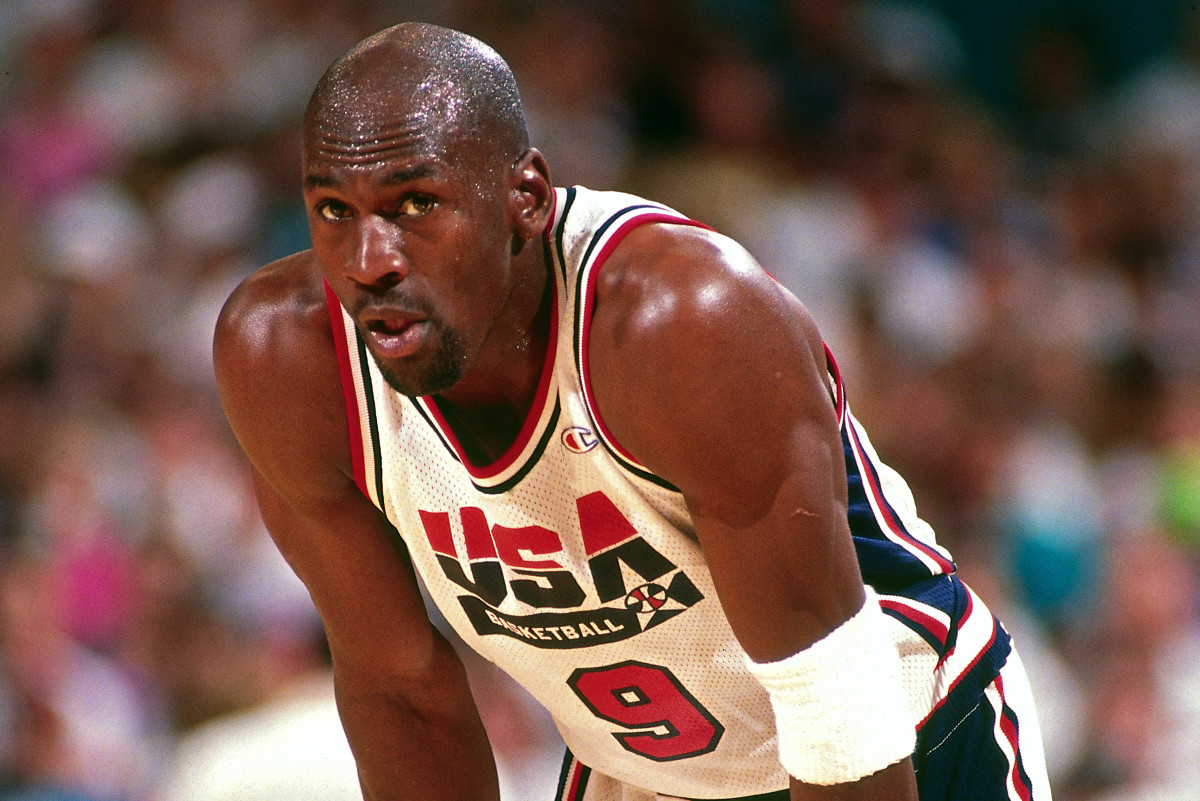 Michael Jordan on the 1992 Olympic Dream Team