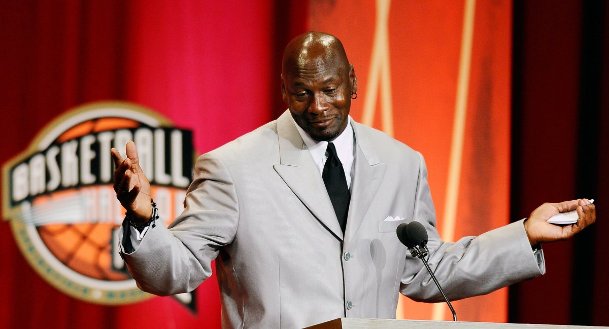 MJ's infamous Hall of Fame speech, September 11, 2009