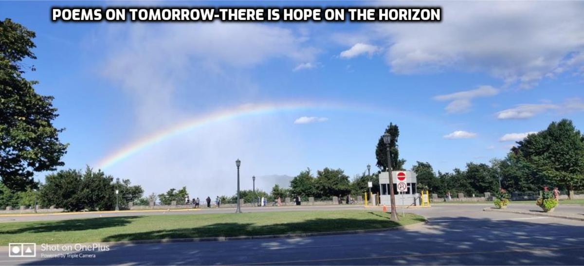 Poems on Tomorrow-There Is Hope on the Horizon-Response to Word Prompt Tomorrow by Brenda Arledge