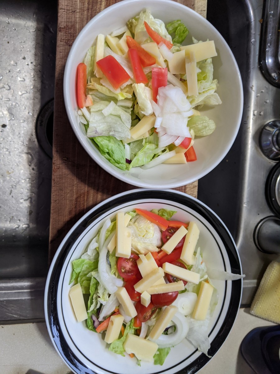 two salads