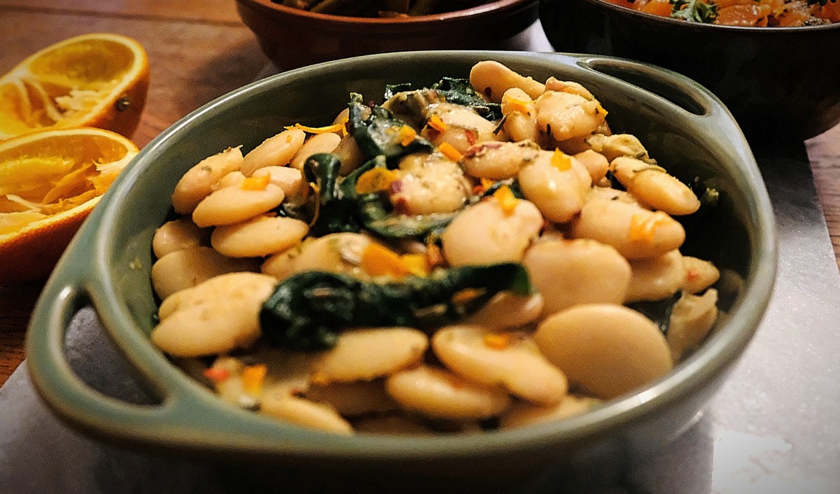 SpanishStyle Butter Beans With Orange Recipe Delishably
