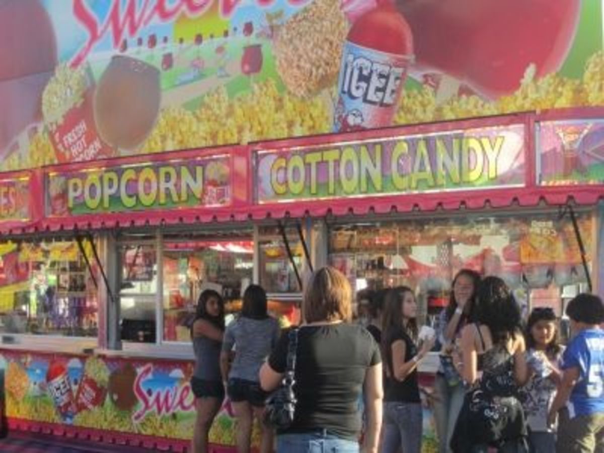 Just go easy on some of that (yummy, ooey gooey) food at the fair!