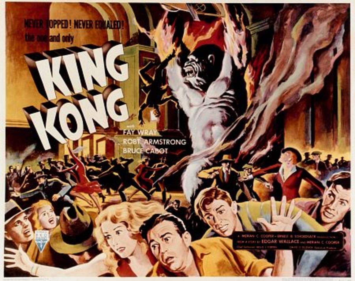The film poster for King Kong (1933), probably Wray's greatest-known film