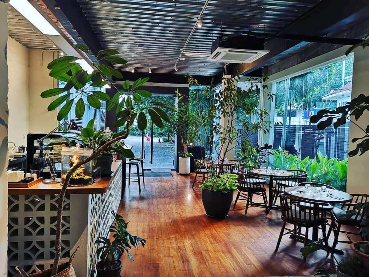 A setting of an Independent Cafe in Penang, Malaysia. 