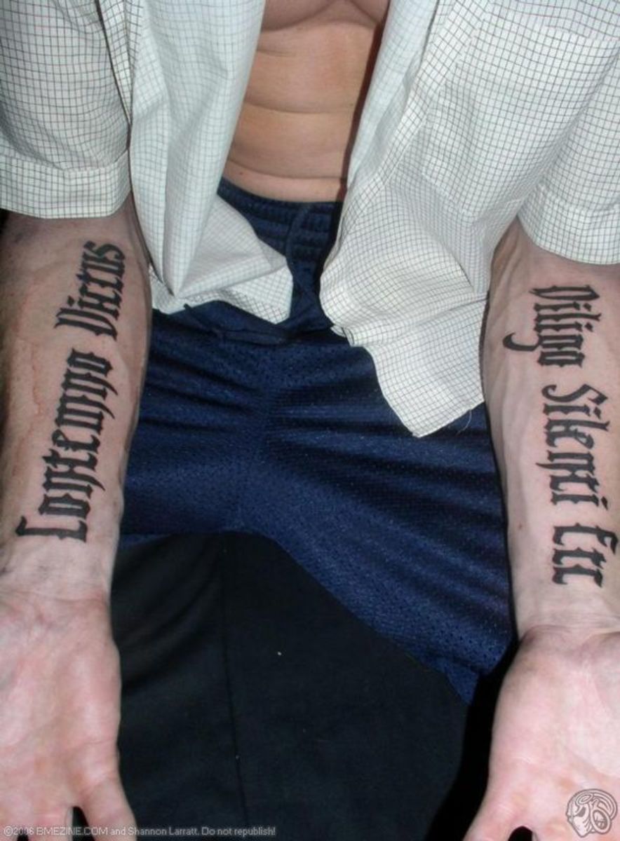 Tattoo мужские на руке Спаси и сохрани