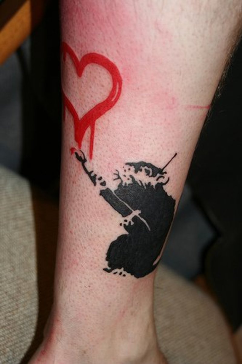 Banksy tattoo idea
