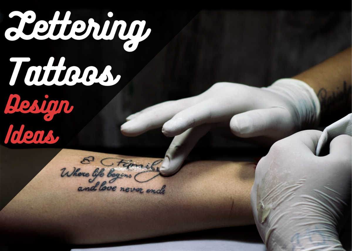 Get some ideas for a tattoo focused on lettering, and discover some of the drawbacks of this tattoo style.